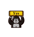 面白ゴリラ君たち（個別スタンプ：39）