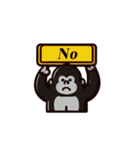 面白ゴリラ君たち（個別スタンプ：40）