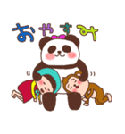 ほっかむり花ちゃんと動物たち10（個別スタンプ：16）