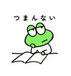 本好きさんに使ってほしいカエルのスタンプ（個別スタンプ：10）