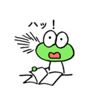 本好きさんに使ってほしいカエルのスタンプ（個別スタンプ：16）