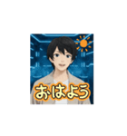 アニメで動く御体リョウ（個別スタンプ：5）