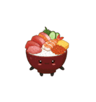 いただきます！グルメキャラクターズ（個別スタンプ：9）