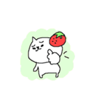 ＜動く！＞イチゴねこねーこ（個別スタンプ：22）