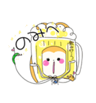 ぐじらこさんのハルハル （のみべ）（個別スタンプ：1）