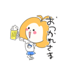 ぐじらこさんのハルハル （のみべ）（個別スタンプ：3）
