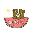 〜毎日使える〜くまさんの日常（グルメ編）（個別スタンプ：1）