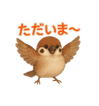 毎日使える可愛いスズメたち（個別スタンプ：12）