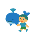 僕とどうぶつのまいにち（個別スタンプ：1）