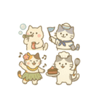 いっしょにねこたちとアクティビティ（個別スタンプ：4）