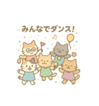 いっしょにねこたちとアクティビティ（個別スタンプ：7）