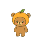 みかんくまくん（個別スタンプ：1）