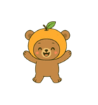 みかんくまくん（個別スタンプ：3）