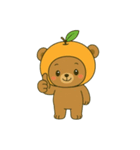 みかんくまくん（個別スタンプ：4）