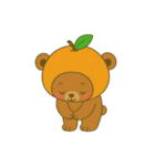 みかんくまくん（個別スタンプ：5）
