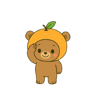 みかんくまくん（個別スタンプ：6）