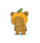 みかんくまくん（個別スタンプ：11）
