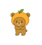 みかんくまくん（個別スタンプ：15）