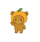 みかんくまくん（個別スタンプ：18）