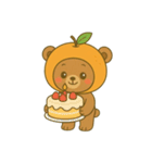 みかんくまくん（個別スタンプ：21）
