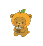 みかんくまくん（個別スタンプ：22）