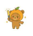 みかんくまくん（個別スタンプ：23）