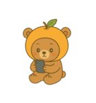 みかんくまくん（個別スタンプ：24）