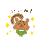 日常会話スタンプ・リスのすーさん（個別スタンプ：4）