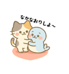 タイトルはにゃにゃフレンズだらアザラシ（個別スタンプ：7）