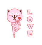 ピンクにゃっち（個別スタンプ：22）