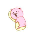ピンクにゃっち（個別スタンプ：40）