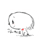 白くて小さな犬なのです（個別スタンプ：3）