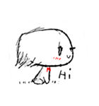 白くて小さな犬なのです（個別スタンプ：4）