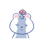 しろくましろうのうきうきスタンプ（個別スタンプ：19）