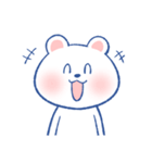 しろくましろうのうきうきスタンプ（個別スタンプ：24）