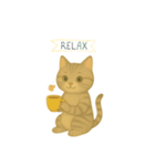 穏やかな子猫の日々（個別スタンプ：4）