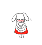 うささんとうさおくんの礼（個別スタンプ：1）