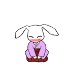 うささんとうさおくんの礼（個別スタンプ：18）