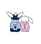 うささんとうさおくんの礼（個別スタンプ：24）
