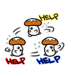 きのこ-しいたけ（個別スタンプ：22）