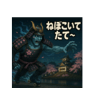 【上越弁】高田城の幽霊武者「カゲマル」（個別スタンプ：35）