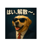 ワンちゃん大統領（個別スタンプ：14）