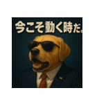 ワンちゃん大統領（個別スタンプ：16）