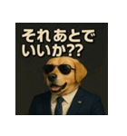 ワンちゃん大統領（個別スタンプ：40）