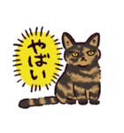 サビ猫です.（個別スタンプ：22）