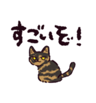 サビ猫です.（個別スタンプ：37）