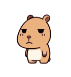カピバラの生活 (えいご) Ver3（個別スタンプ：34）