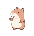 カピバラの生活 (えいご) Ver3（個別スタンプ：40）