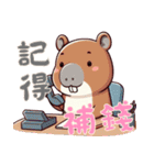 カピバラの生活 (漢字) Ver3（個別スタンプ：17）