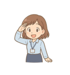 ドジなOLの毎日（個別スタンプ：5）